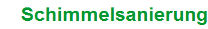Schimmelsanierung